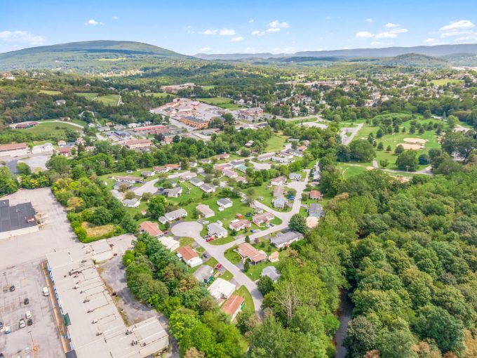 Aerial view of Independence Place