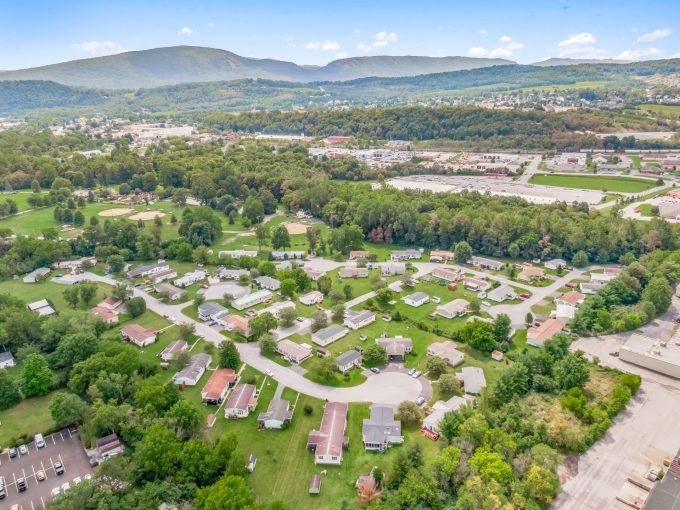 Aerial view of Independence Place