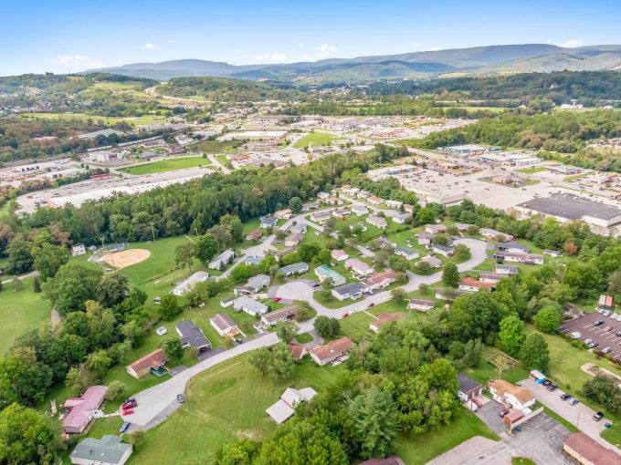 Aerial view of Independence Place